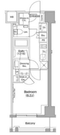 ザ・パークハビオ新高円寺の物件間取画像